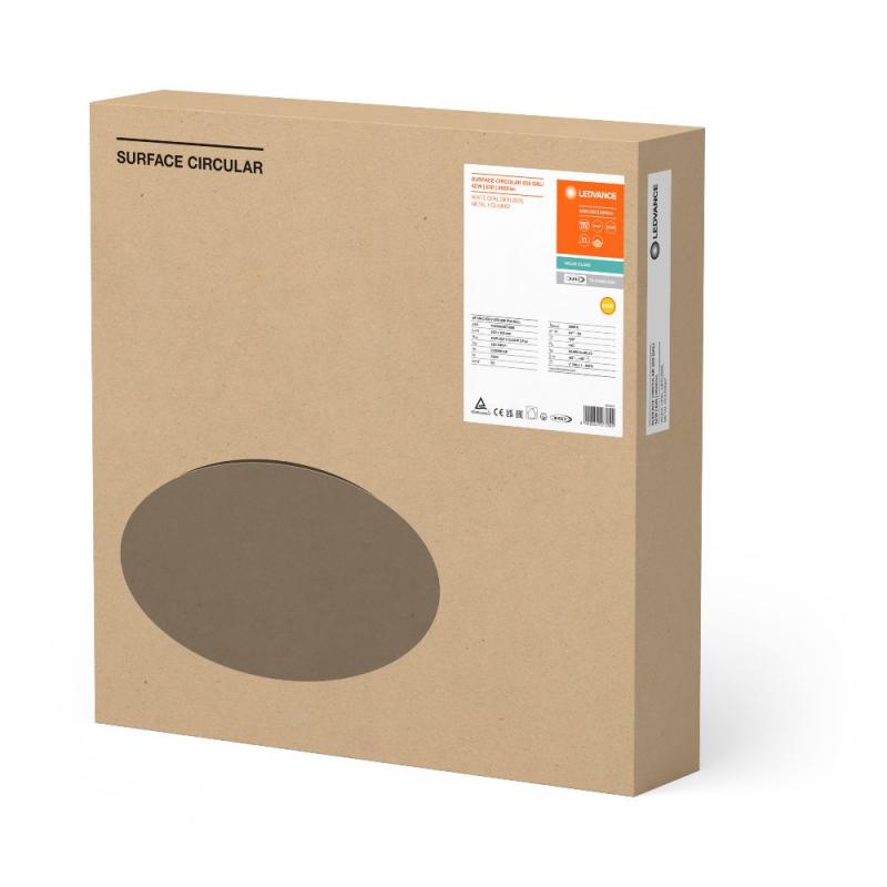 LEDVANCE LED Wandleuchte + Deckenleuchte SURFACE CIRCULAR 500 DALI  42W 3000K